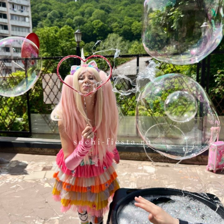 Шоу мыльных пузырей в Самаре