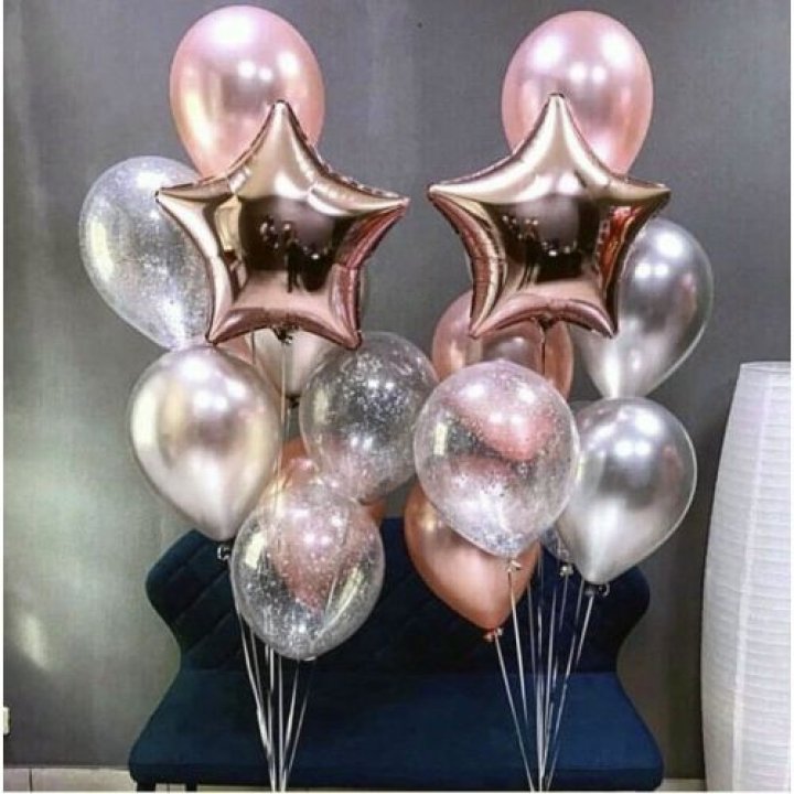 Фонтаны шаров "Дубль старт" в Самаре