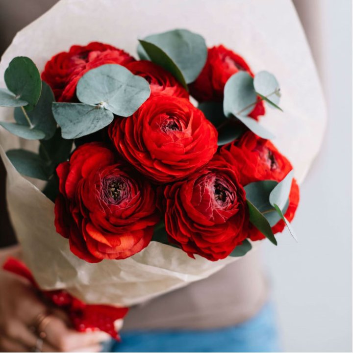 Букет ранункулюсов  в Самаре