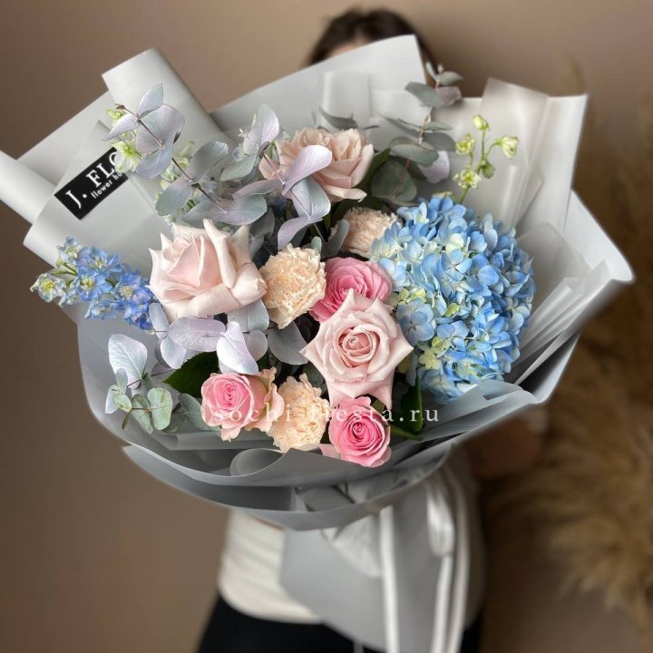 Букет с гортензией № 4 в Самаре