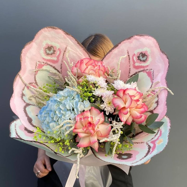 Дизайнерский букет бабочка №5 в Самаре