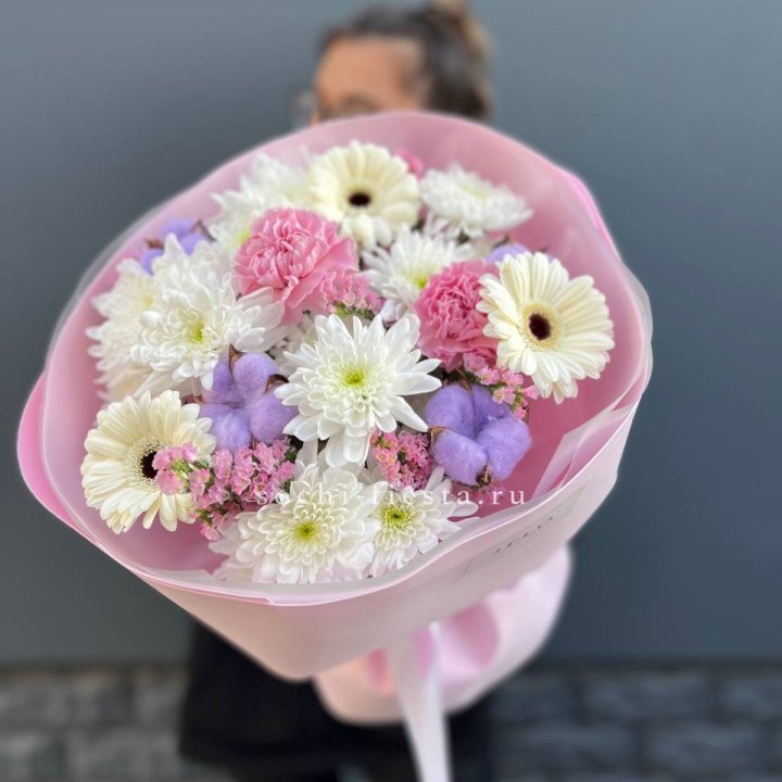 Букет цветов "Пинк спринг" в Самаре