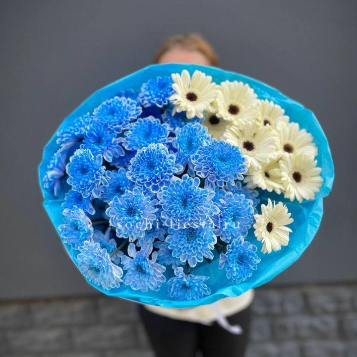 Букет хризантем и гербер в Самаре