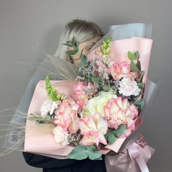  Букет  "Закат для неё" в Самаре