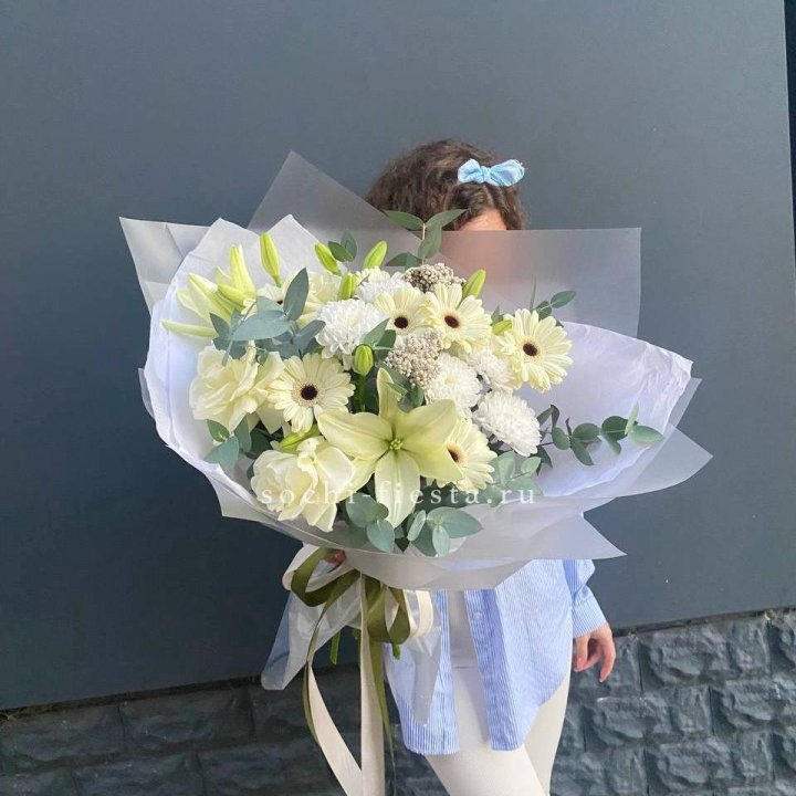 Букет с лилией и герберой в Самаре