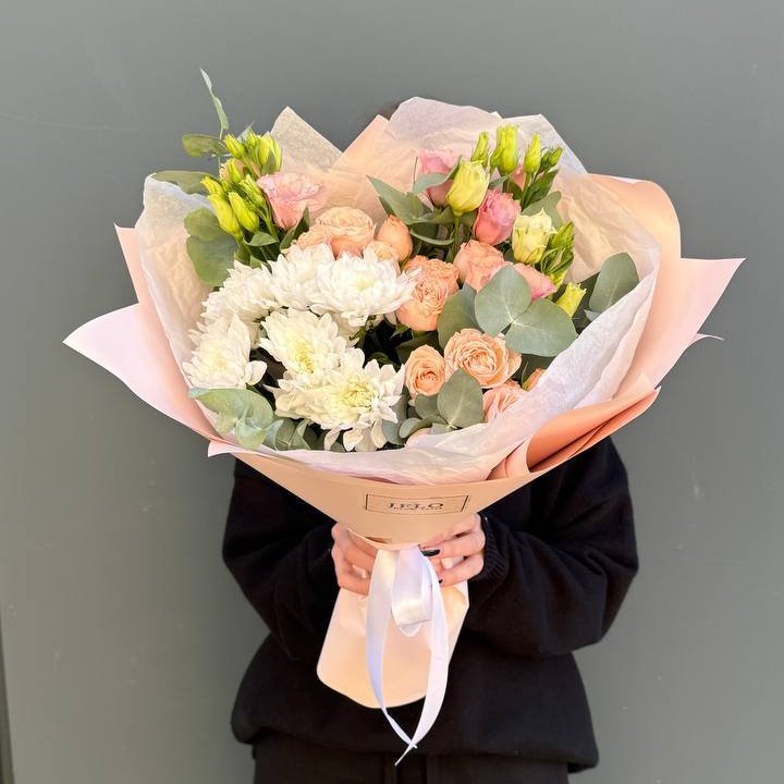 Букет "Персиковая нежность" в Самаре