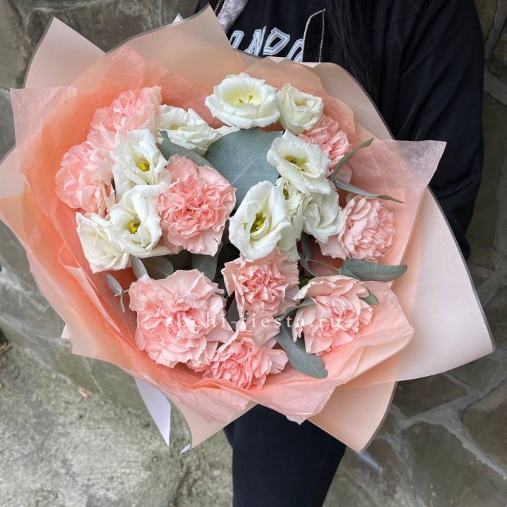  Букет диантусов "Пич" в Самаре