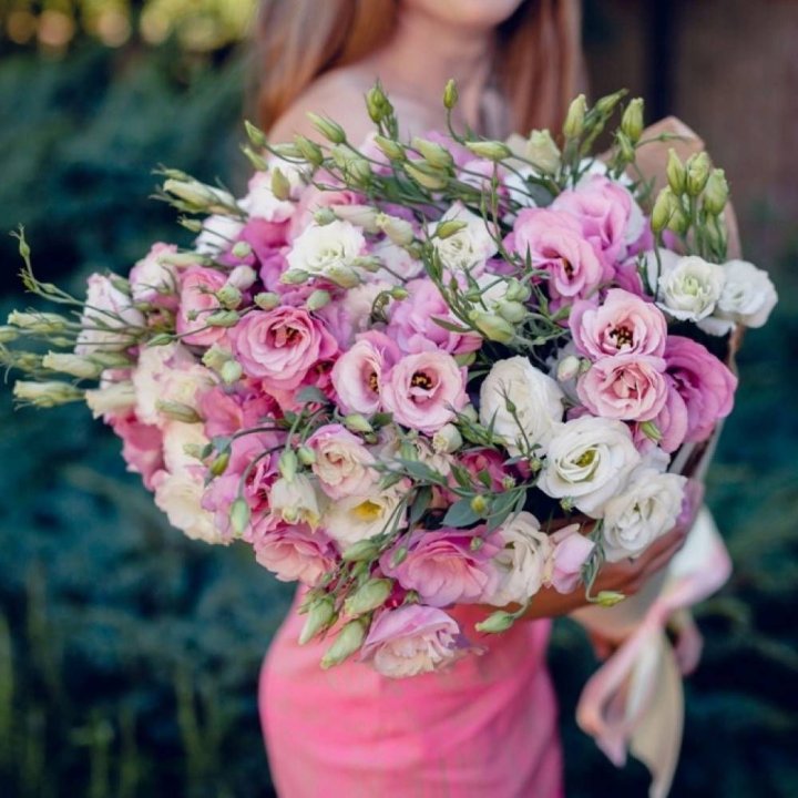 Букет эустом №1  в Самаре