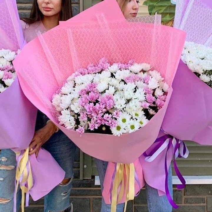 Букет хризантем №3 в Самаре