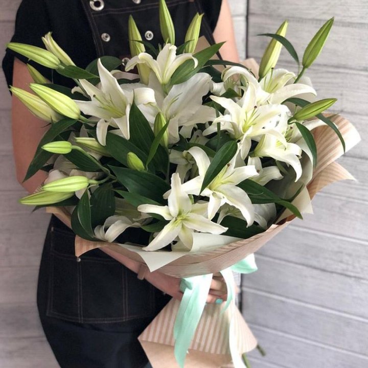 Букет белых лилий в Самаре