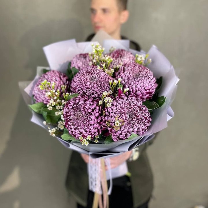 Букет хризантем "Палермо" в Самаре