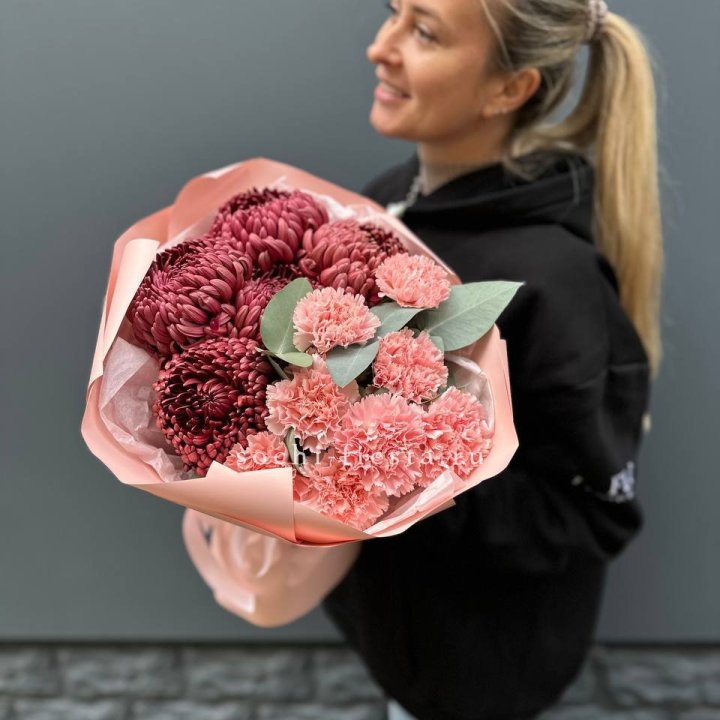 Дуо диантусы и бигуди в Самаре