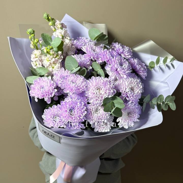 Дуо хризантема и маттиола в Самаре