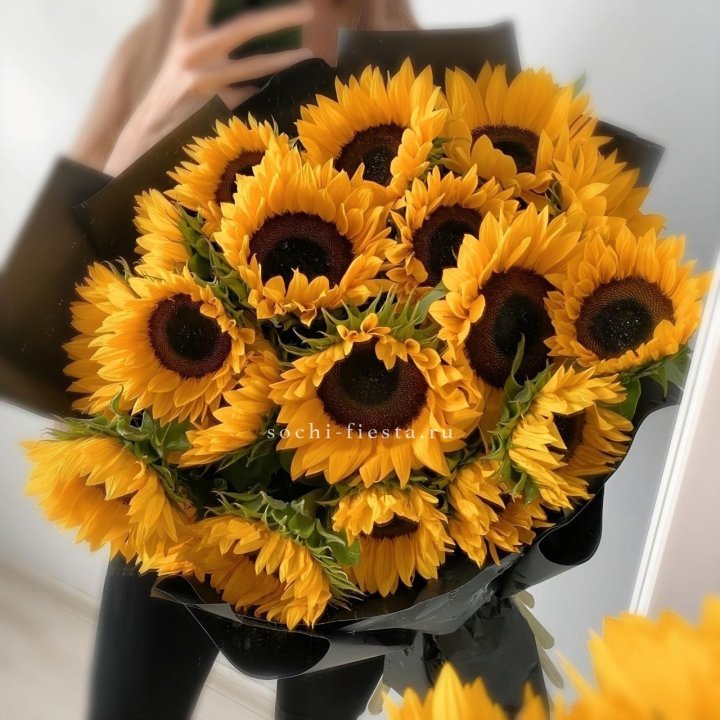 Букет подсолнухов "Гига" в Самаре