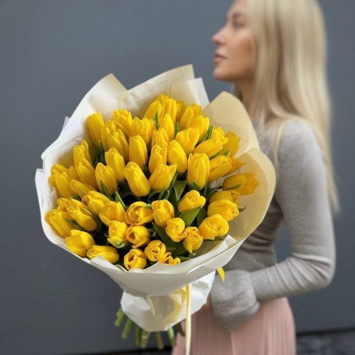 51 желтый тюльпан в Самаре