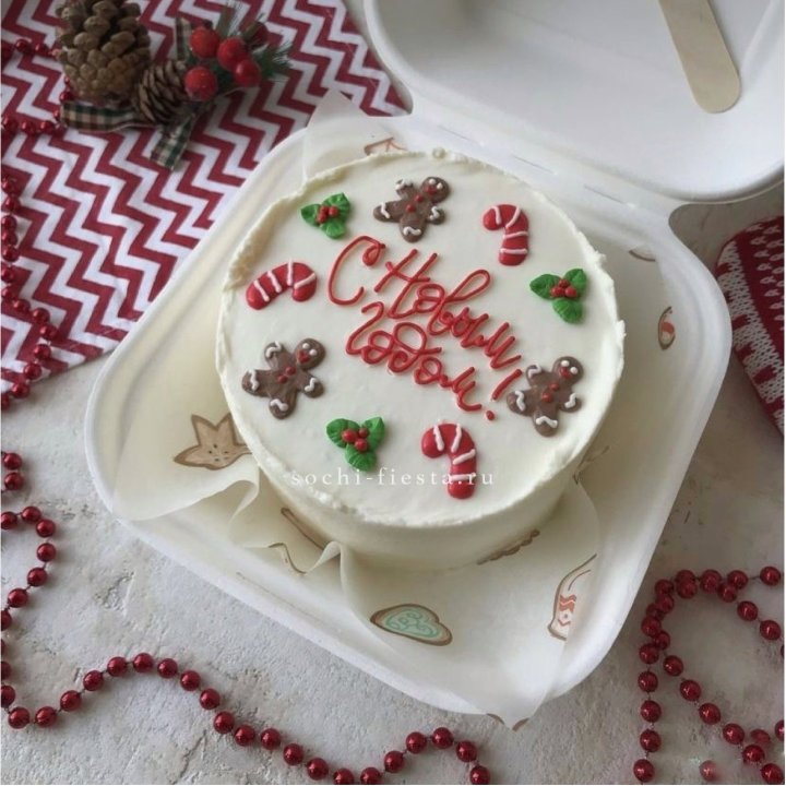 Бенто-торт "С Новым Годом!" в Самаре