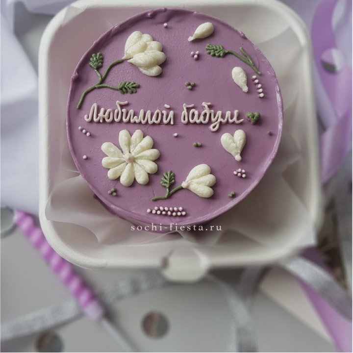 Бенто-торт "Любимой бабуле" в Самаре