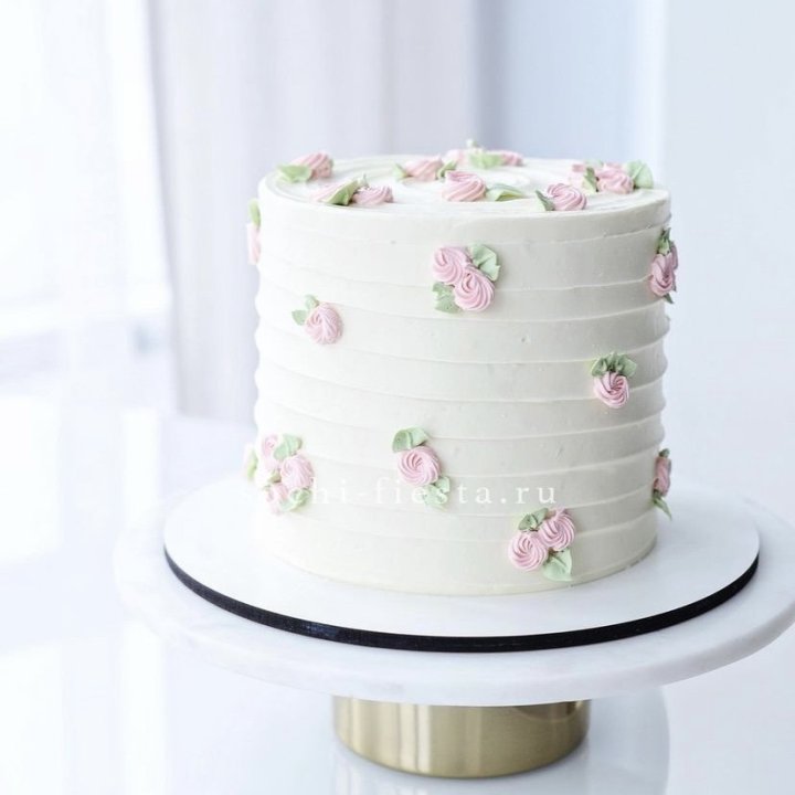 Торт "Розы в снегу" в Самаре