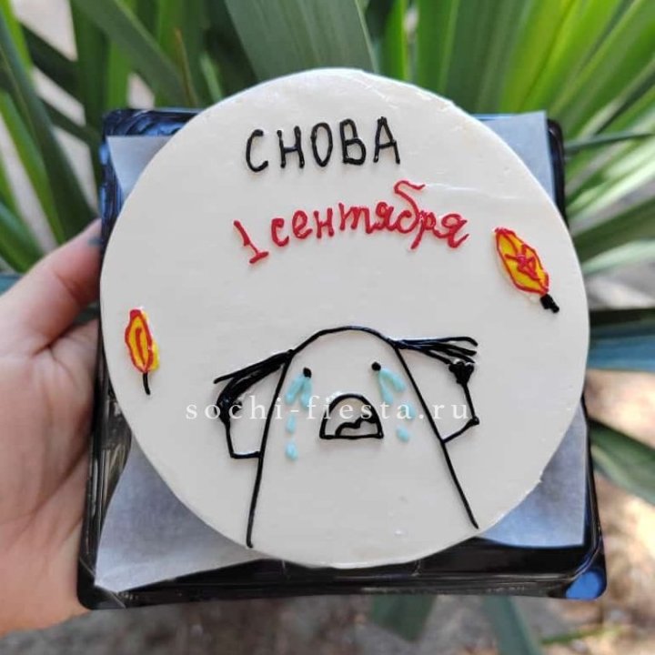 Бенто-торт "Не опять, а снова..." в Самаре