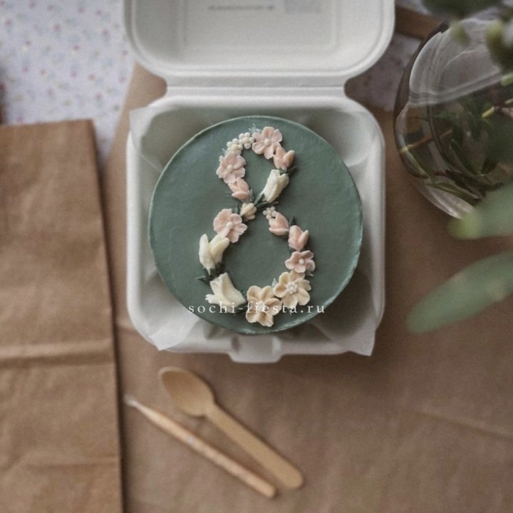 Бенто-торт "8 марта" green  в Самаре