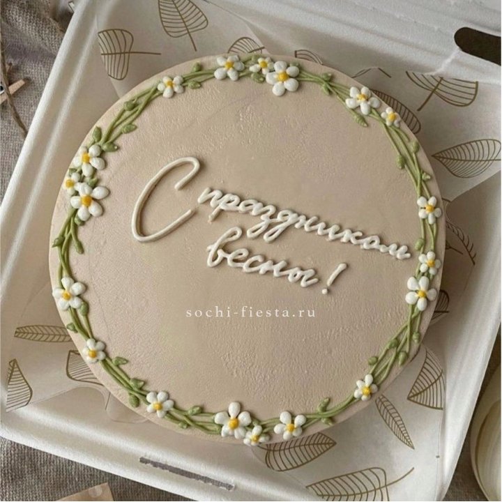 Бенто-торт "C праздником весны!"  в Самаре