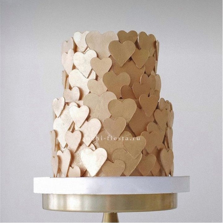 Торт "Hearts" gold в Самаре