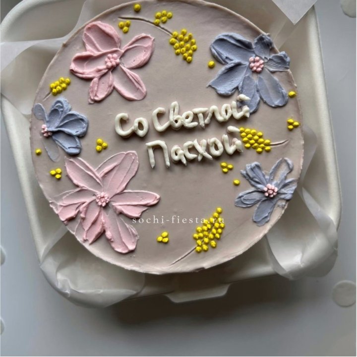 Бенто-торт "Светлой Пасхи" 3 в Самаре