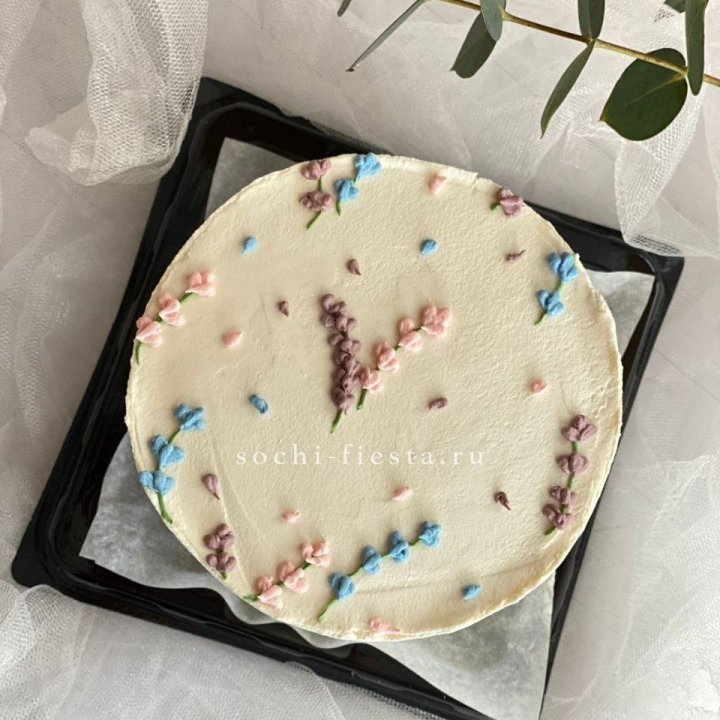 Бенто-торт "Лаванда" в Самаре