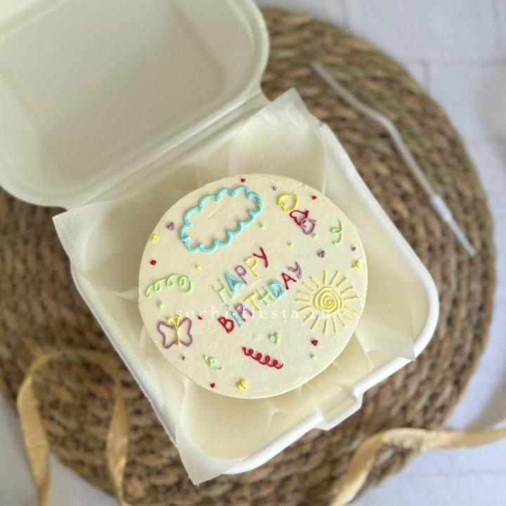 Бенто-торт "С днем рождения!"  в Самаре