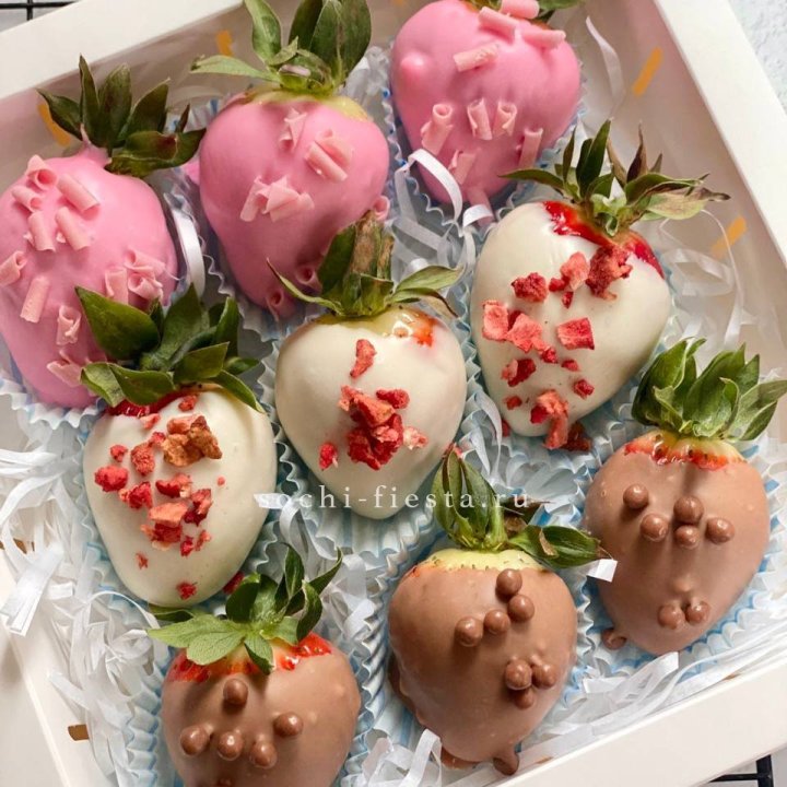 Клубника в шоколаде 9 ягод в Самаре