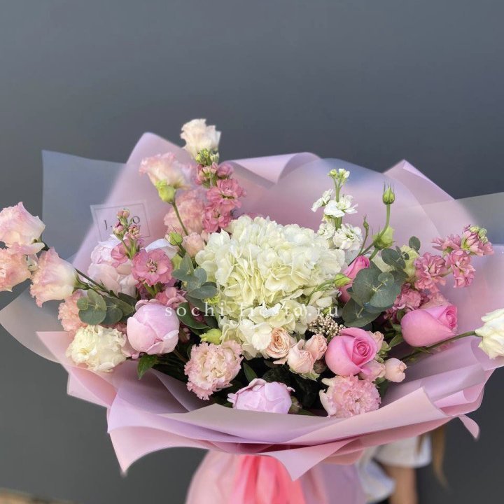 Дизайнерский букет "Фламинго" в Самаре