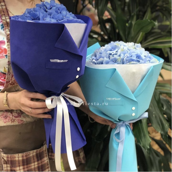 Букет с гортензией с пиджаком в Самаре