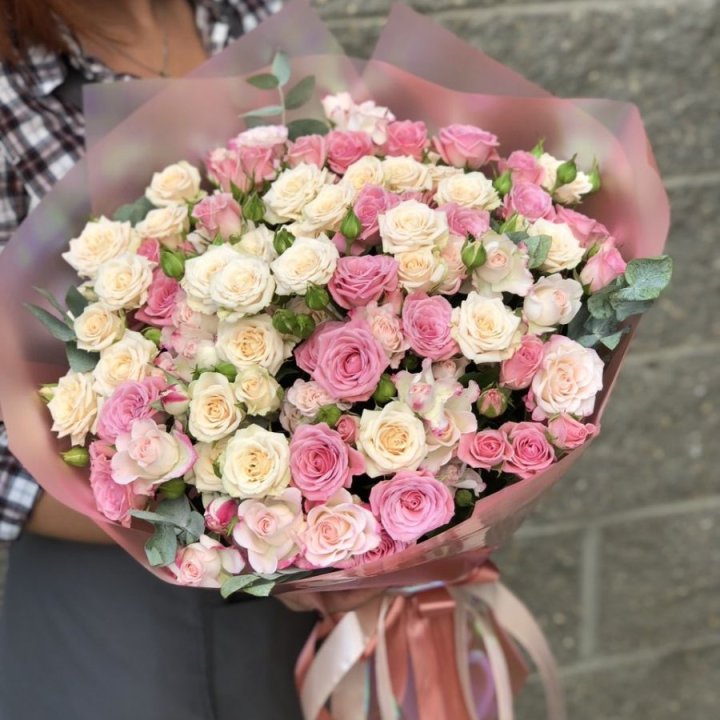 21 кустовая роза в Самаре