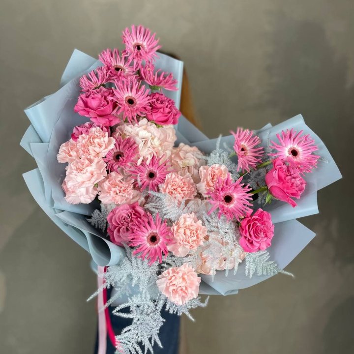 Дизайнерский букет "Свит хаер" в Самаре