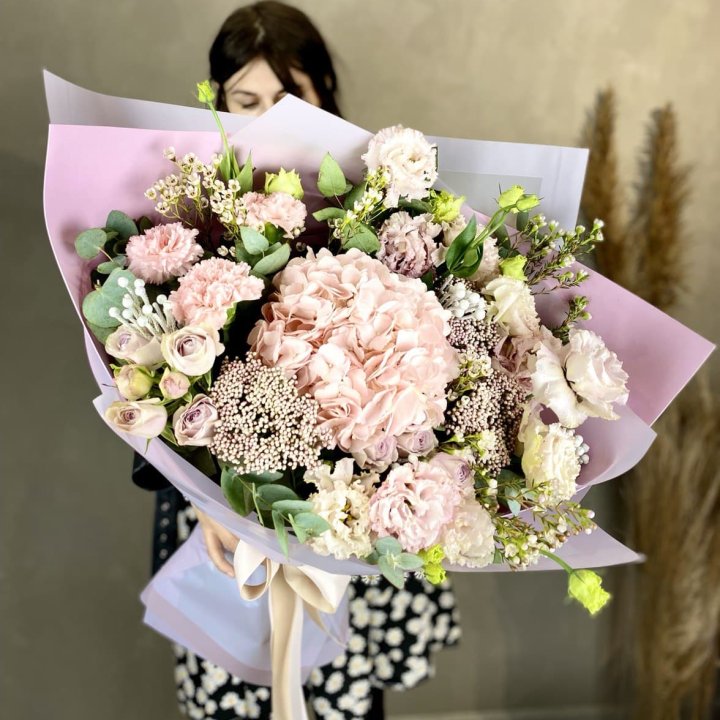 Дизайнерский букет "Трели кримс" в Самаре