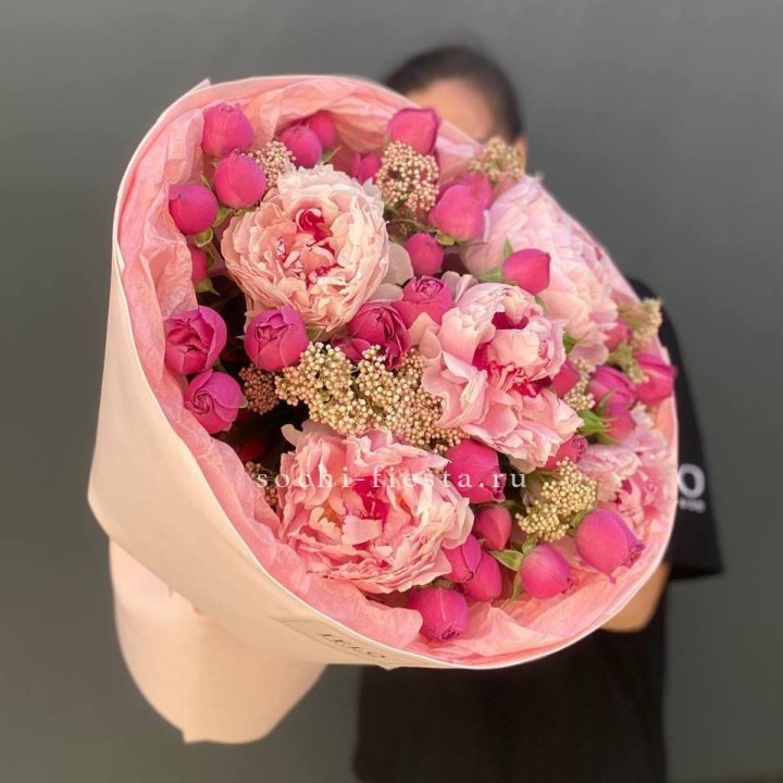  Букет с пионами "Преференс" в Самаре
