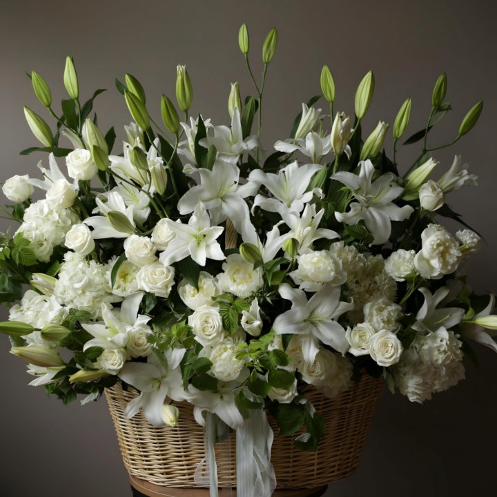 Цветочная корзина макси №3 в Самаре