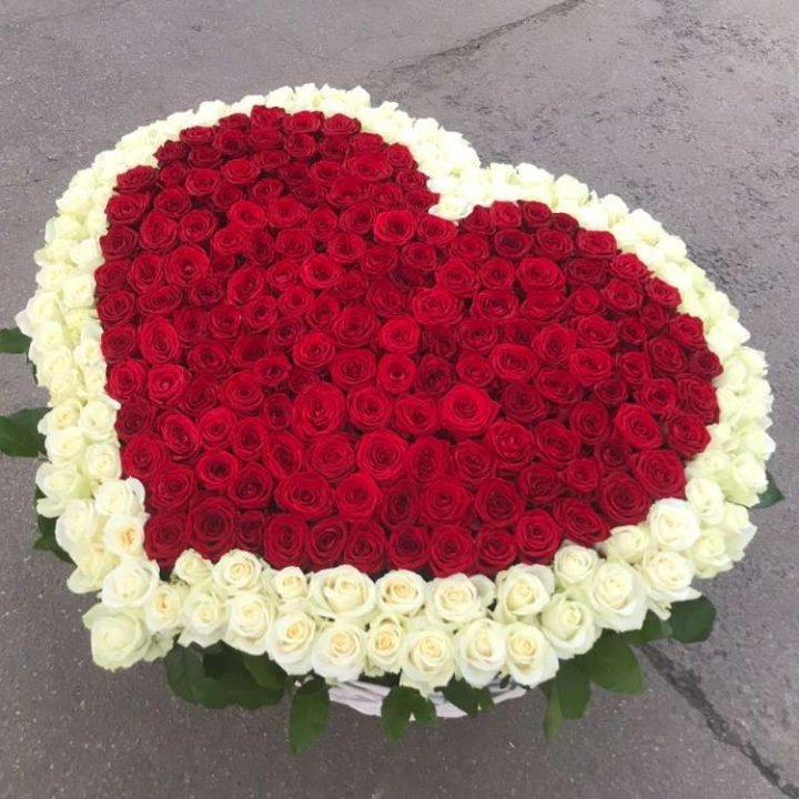 333 розы в корзине в Самаре