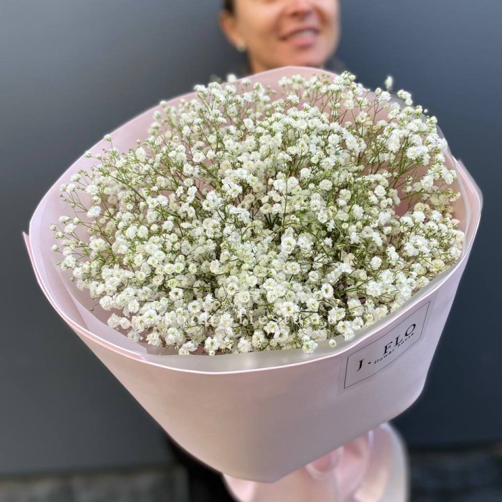 11 белых гипсофил в фоамиране в Самаре