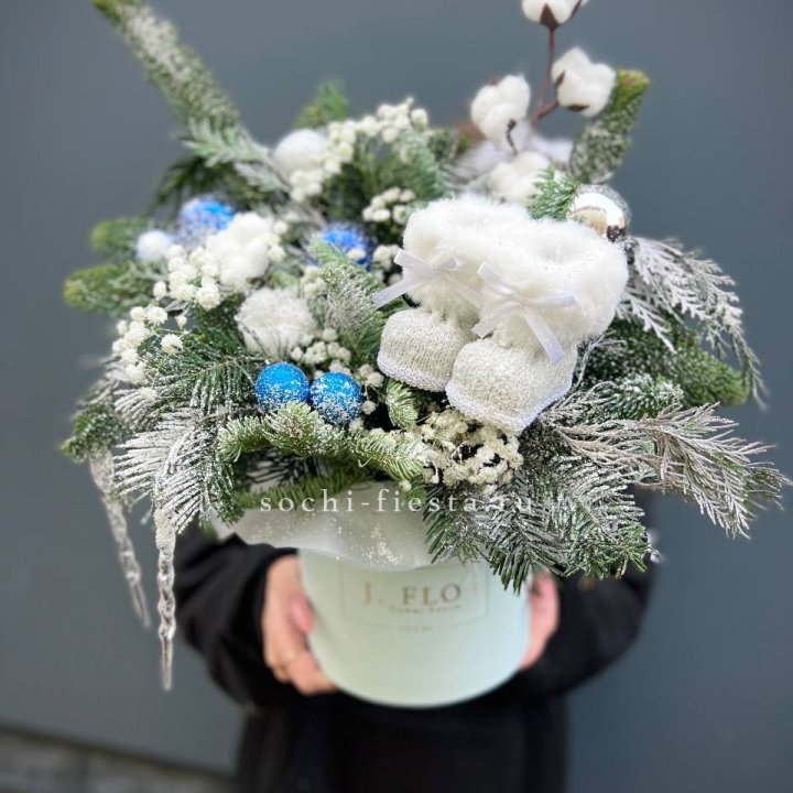 Новогодний бокс "Ботс блю" в Самаре