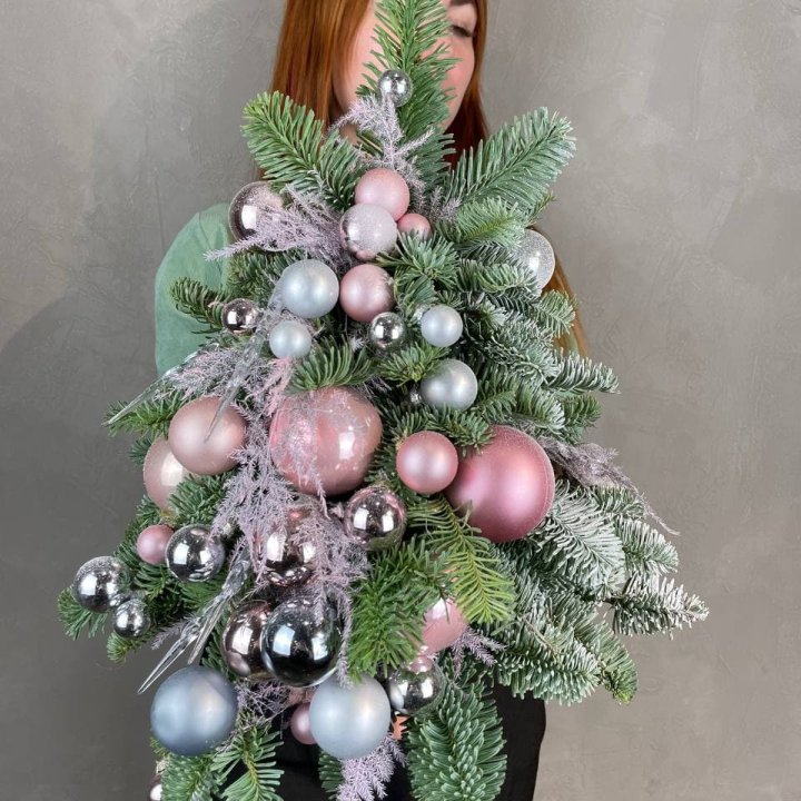 Новогодняя елочка "Розе голд" в Самаре