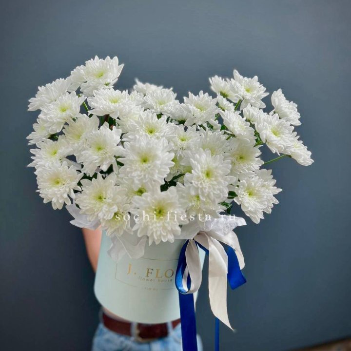 Коробка с хризантемами №3 в Самаре