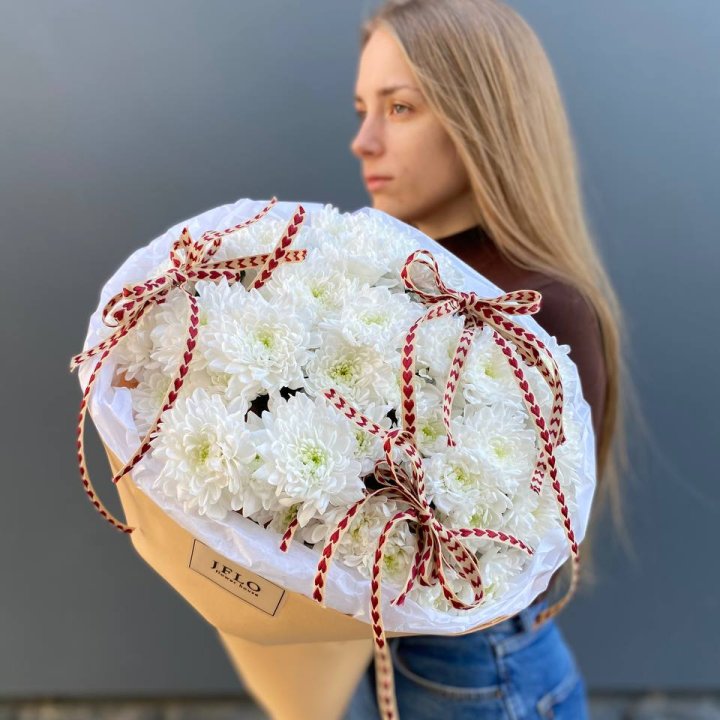 Букет "Хризантемы с любовью" в Самаре