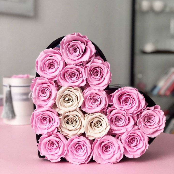 Сердце из роз в Самаре