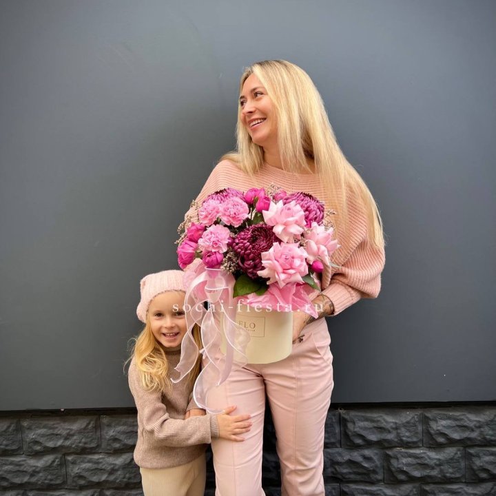 Цветочный бокс "Альба" в Самаре