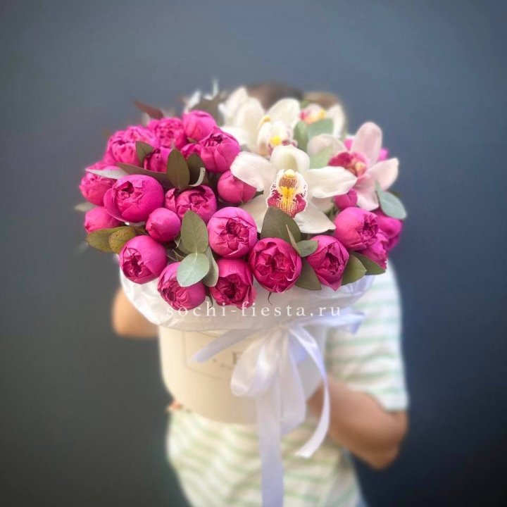 Бокс дуо мисти и орхидеи в Самаре