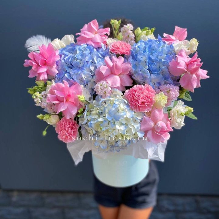 Коробка с цветами "Лемия" в Самаре