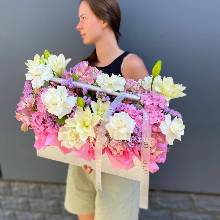 Большой бокс розовый в Самаре