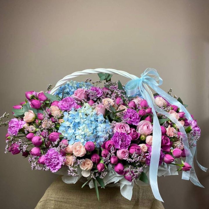 Авторская корзина "Лавандерия" в Самаре