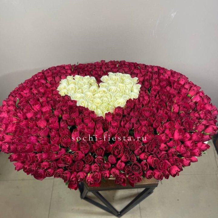 501 роза в корзине в Самаре